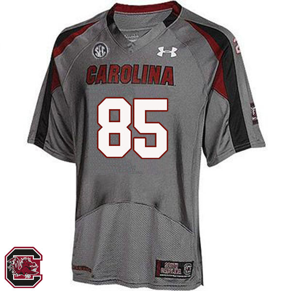 Men South Carolina Gamecocks #85 Michael Almond College Football Jerseys Sale-Gray